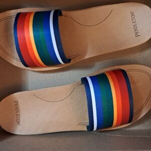Pendleton Navy Crater Lake Slides Size 8